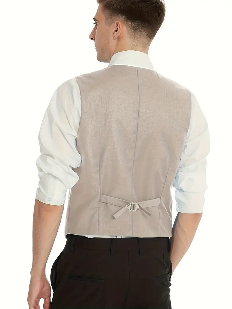 Herre 3-delt Jakkesæt med Blazer og Vest