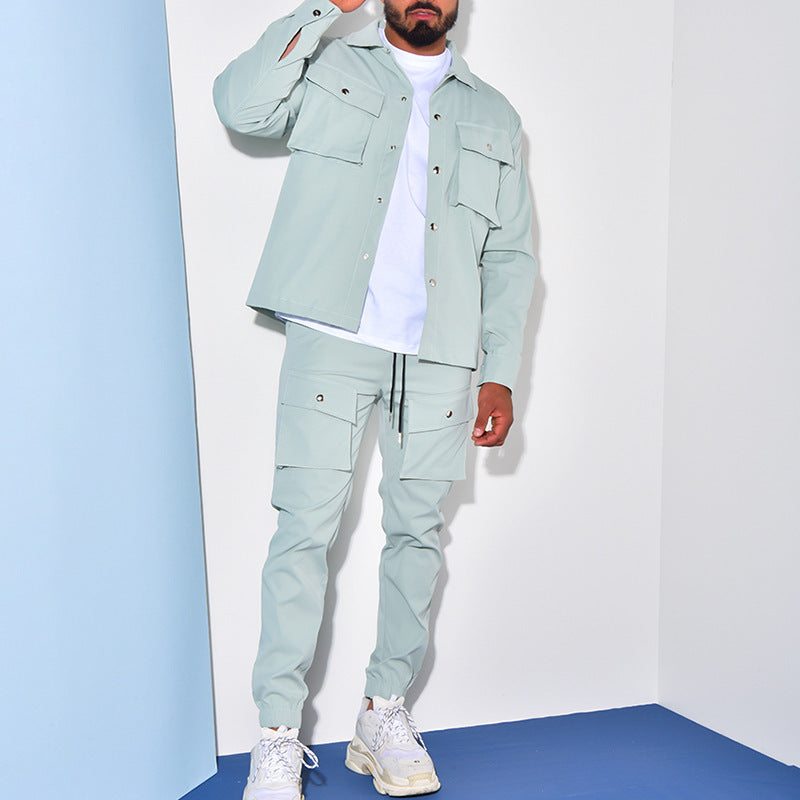 Herre Cargo Sæt Casual Stil