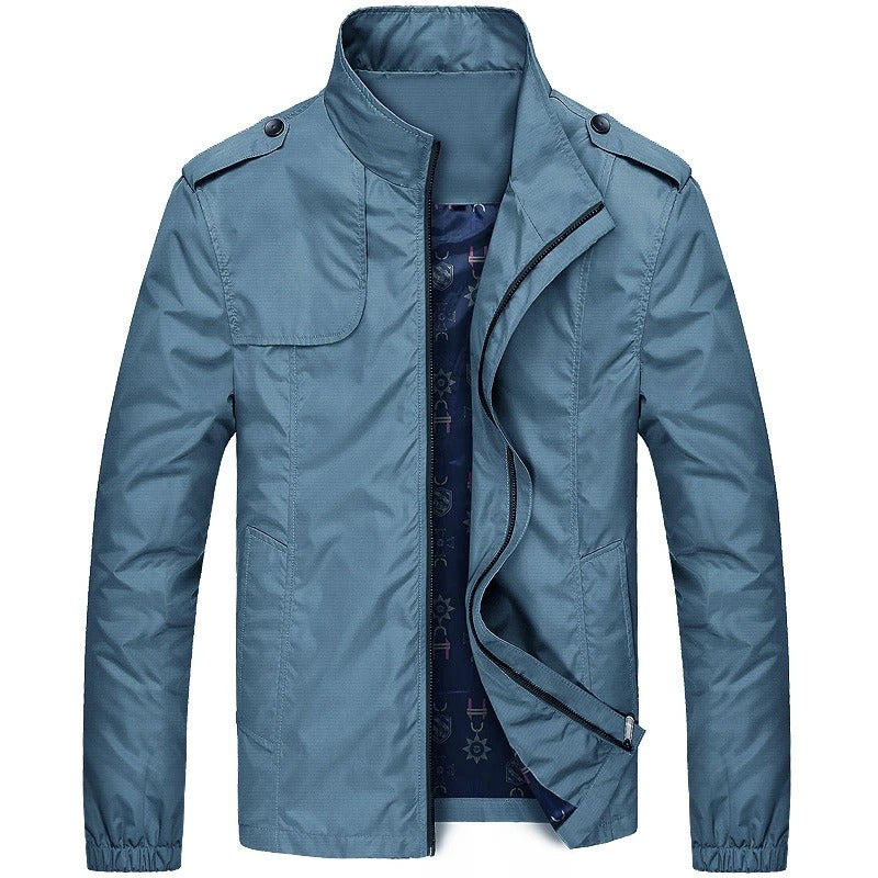 Herre Cargojakke Let og Funktionel Casual Design med Cargofickor