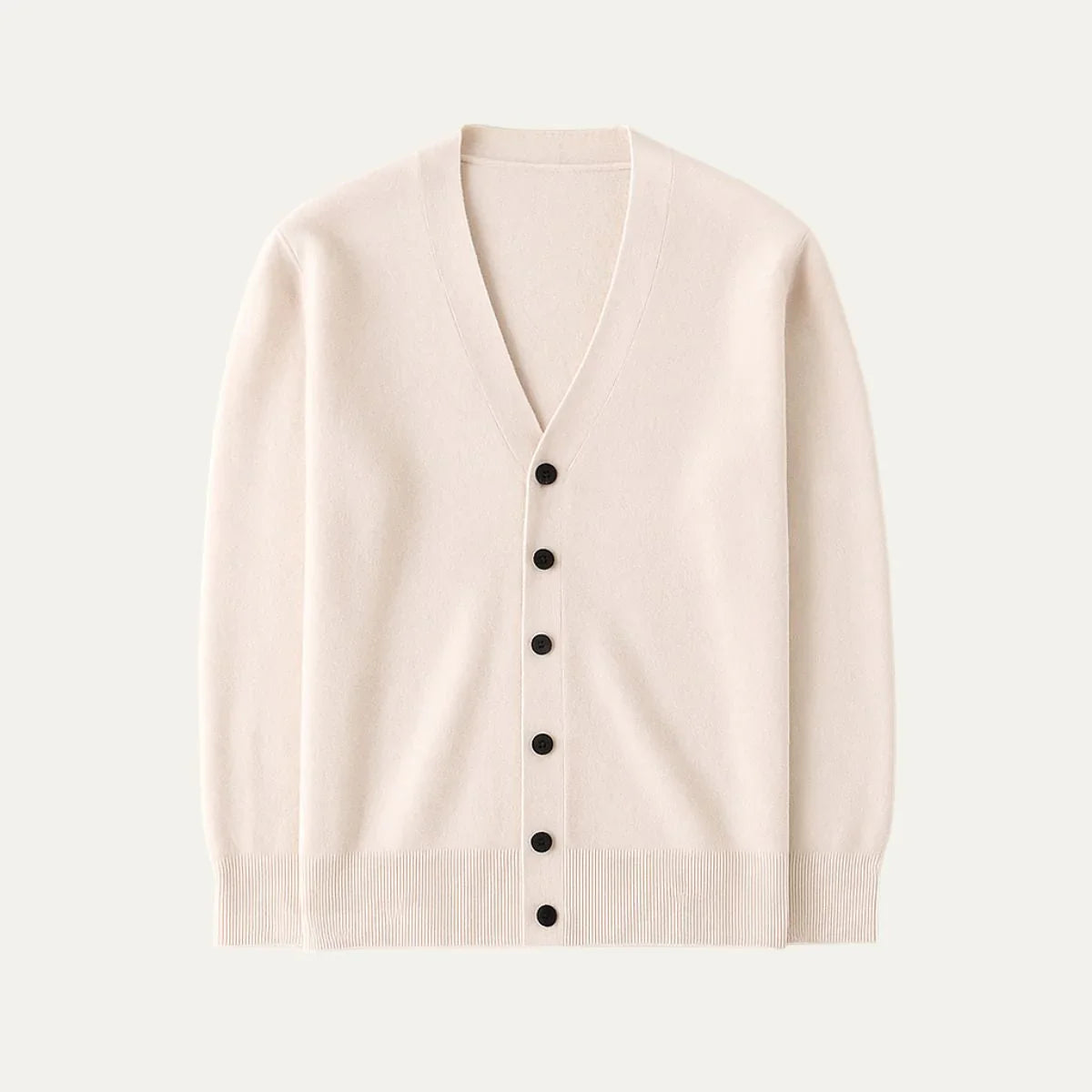 Herre Cashmere Cardigan Klassisk Stil Til Mænd