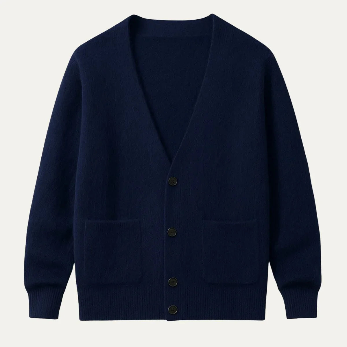 Herre Cashmere Cardigan Klassisk Stil Til Mænd