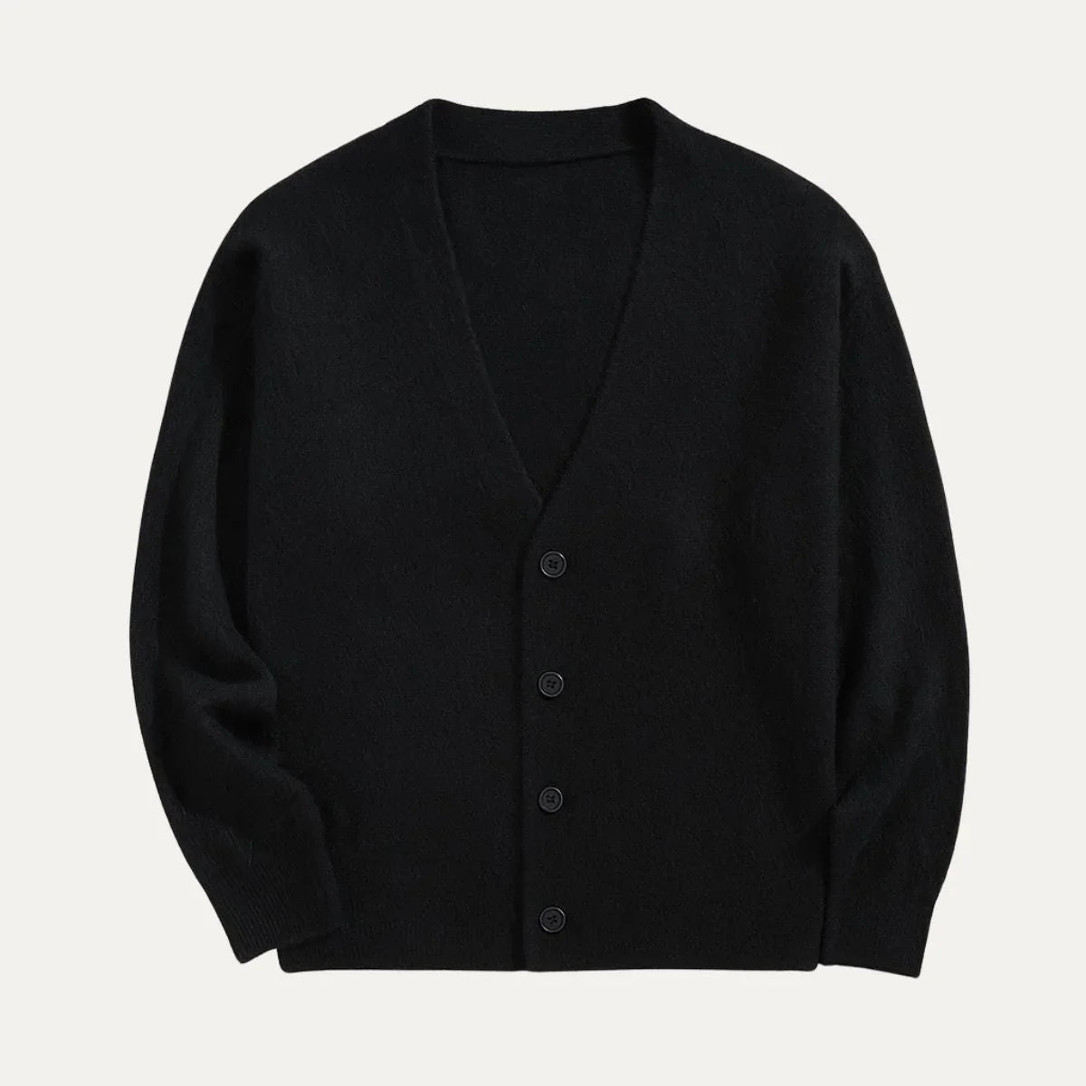Herre Cashmere Cardigan Klassisk Stil Til Mænd