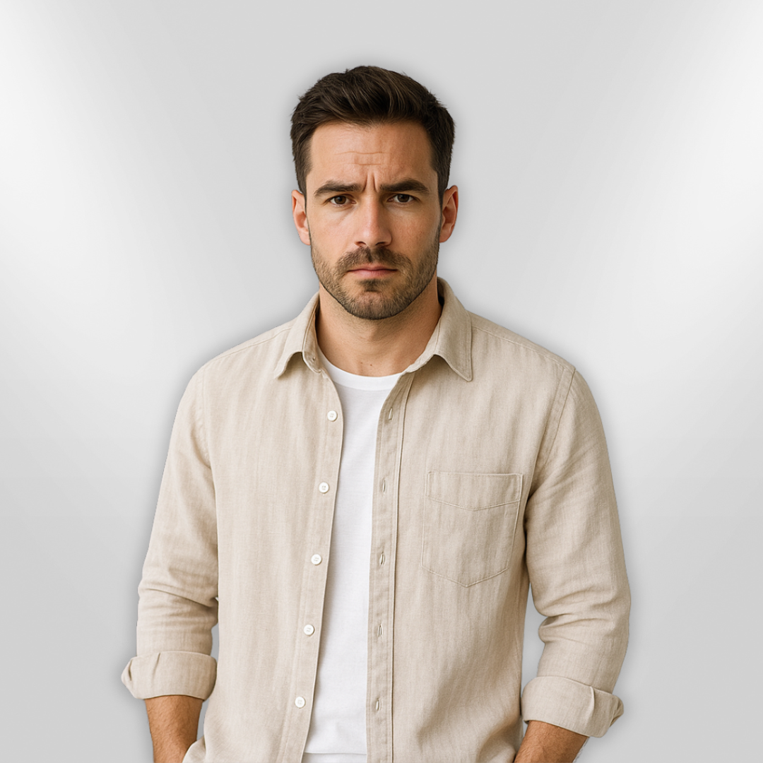 Herre Chemise Casual Let Åndbar Blødt Stof
