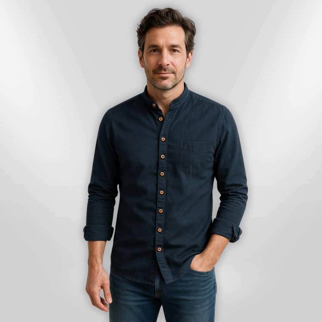 Herre Chemise Katana Stil Asymmetrisk Design