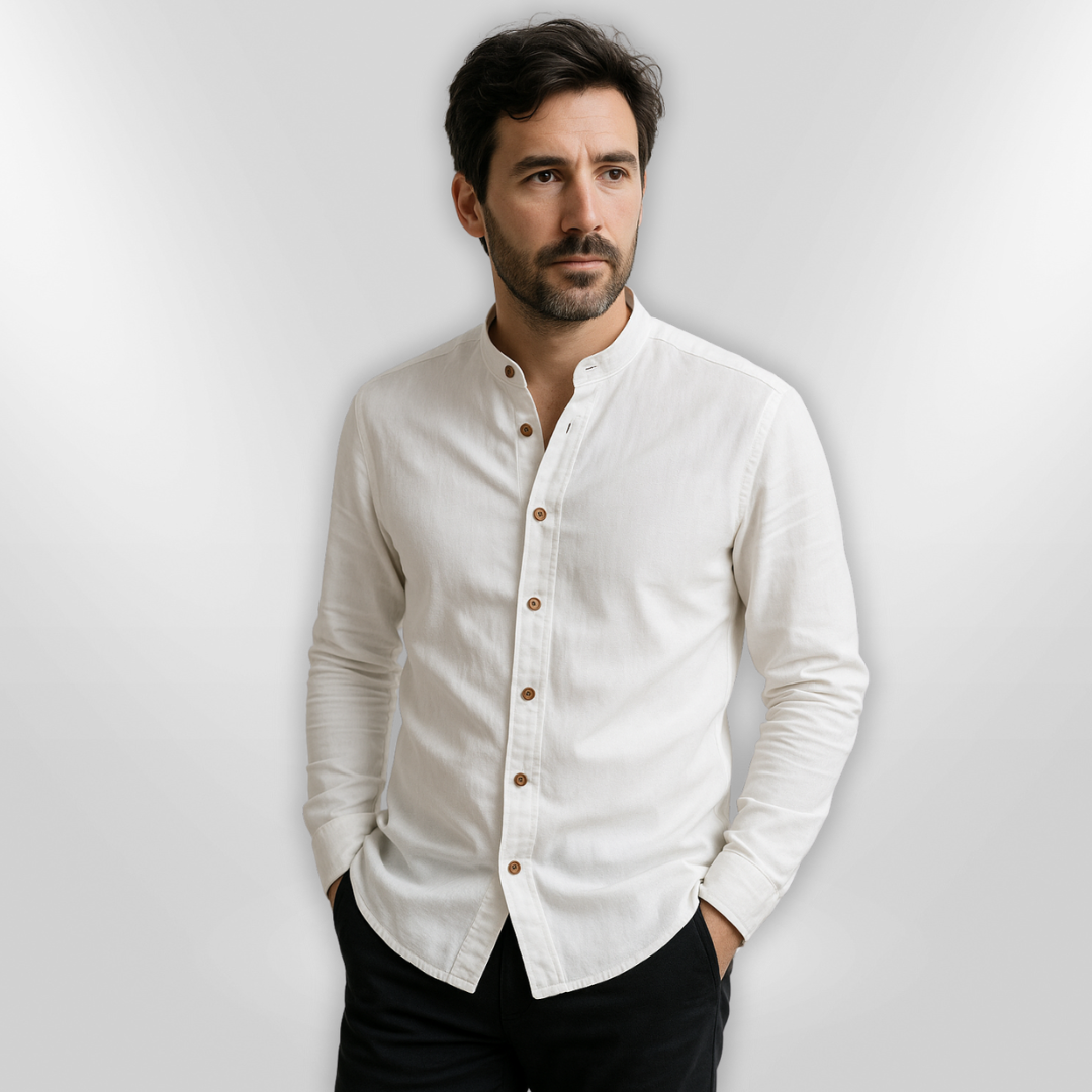 Herre Chemise Katana Stil Asymmetrisk Design