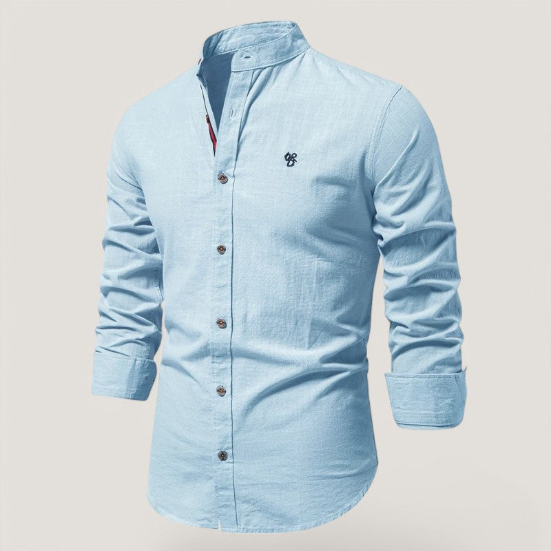 Herre Chemise Langærmet Letvægtsstof
