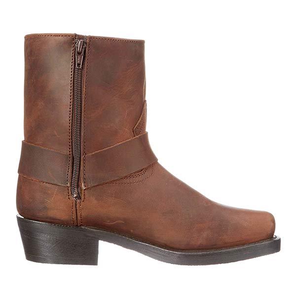 Herre Cowboystøvler i Westernstil med Elegant Lynlåsdesign