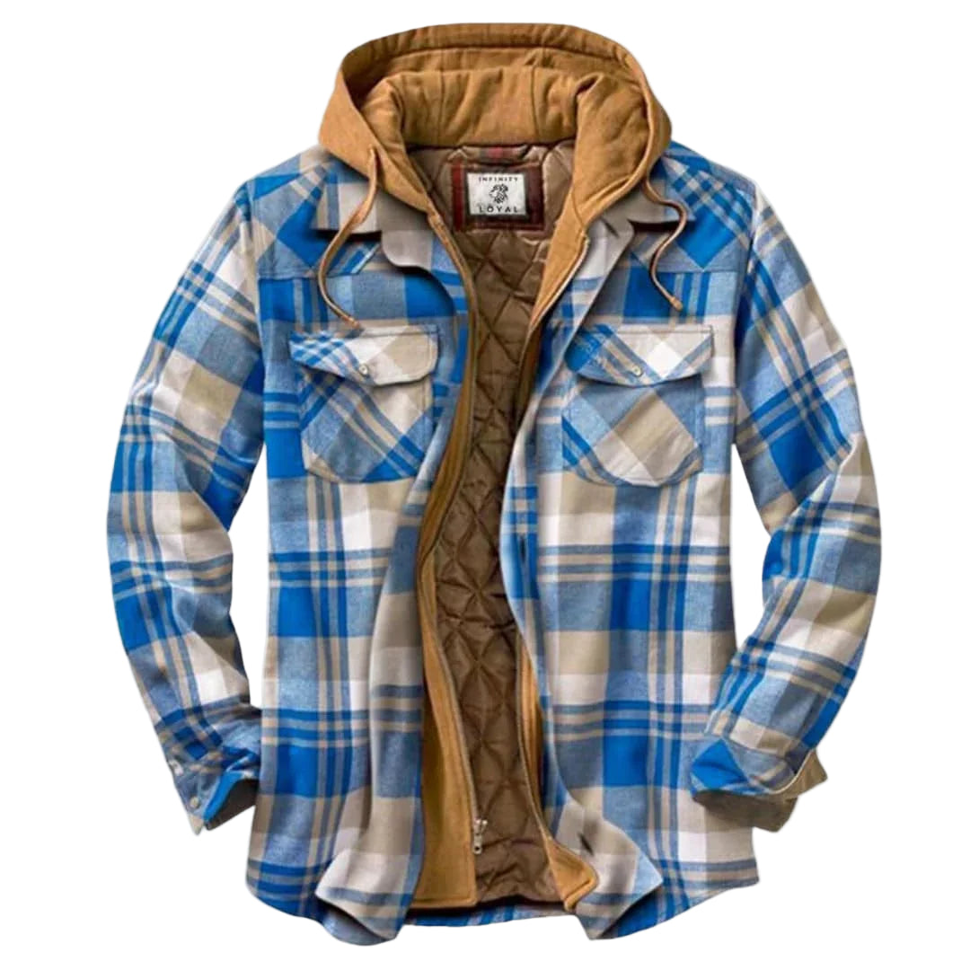 Herre Flanneljakke Klassisk Design