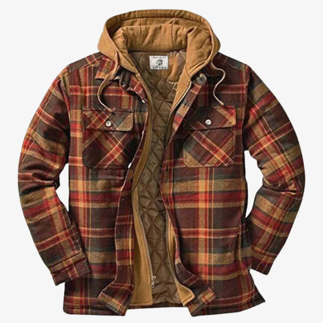 Herre Flanneljakke Klassisk Design