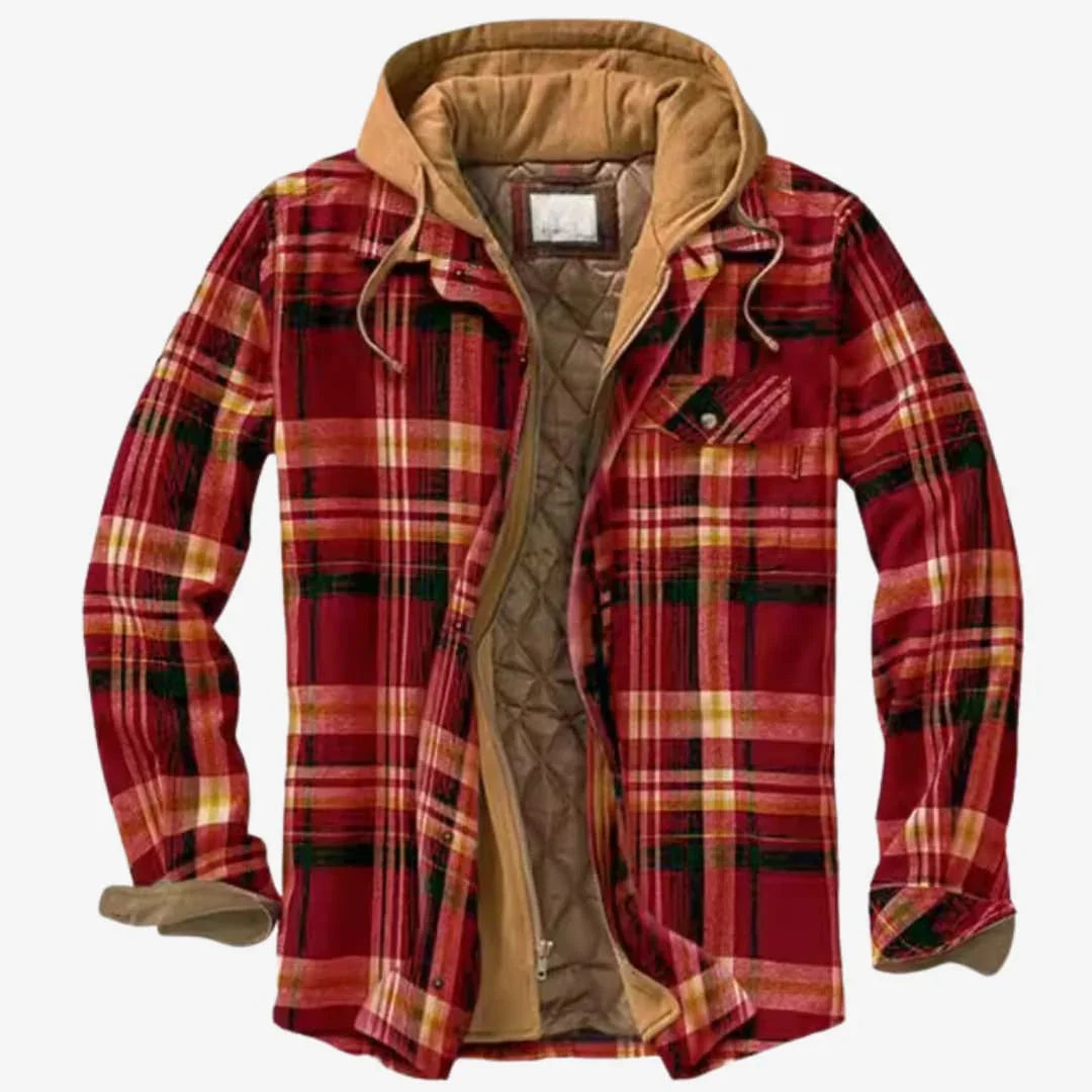 Herre Flanneljakke Klassisk Design
