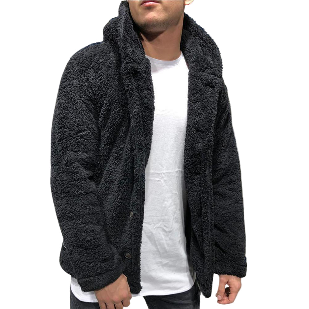 Herre Fleece Jakke Casual Stil