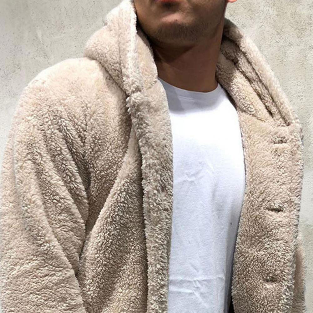 Herre Fleece Jakke Casual Stil
