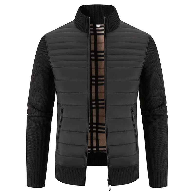 Herre Fleece Jakke Modern Design Blød Fleece Inderside