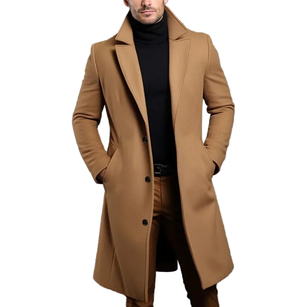 Herre Frakke Klassisk Design Skræddersyet Overcoat