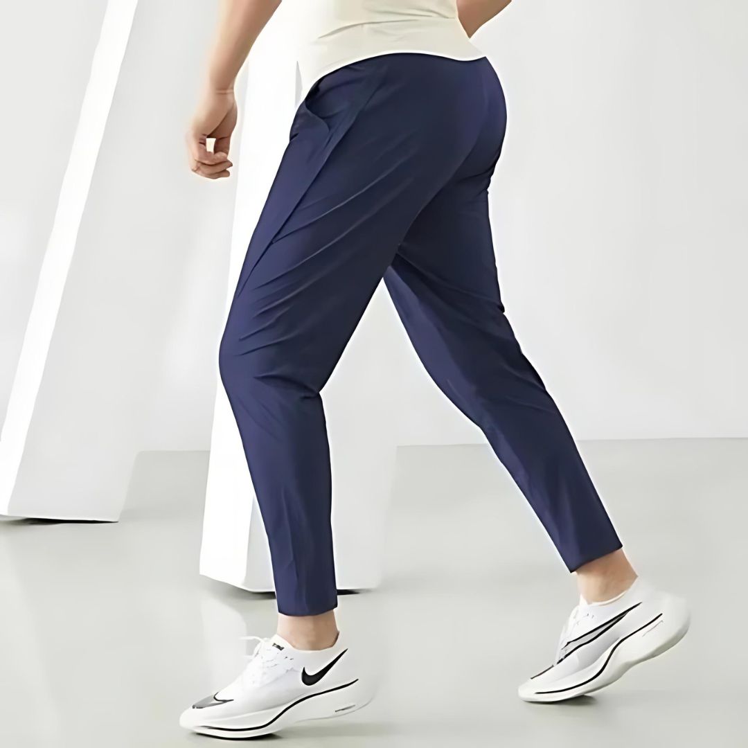 Herre Joggingbukser Tapered Fit Fugttransporterende Materiale