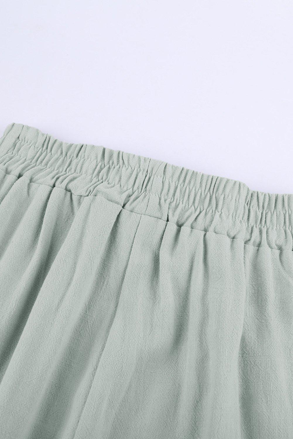 Herre Joggingbukser med Elastisk Talje og Lommer i Spandex