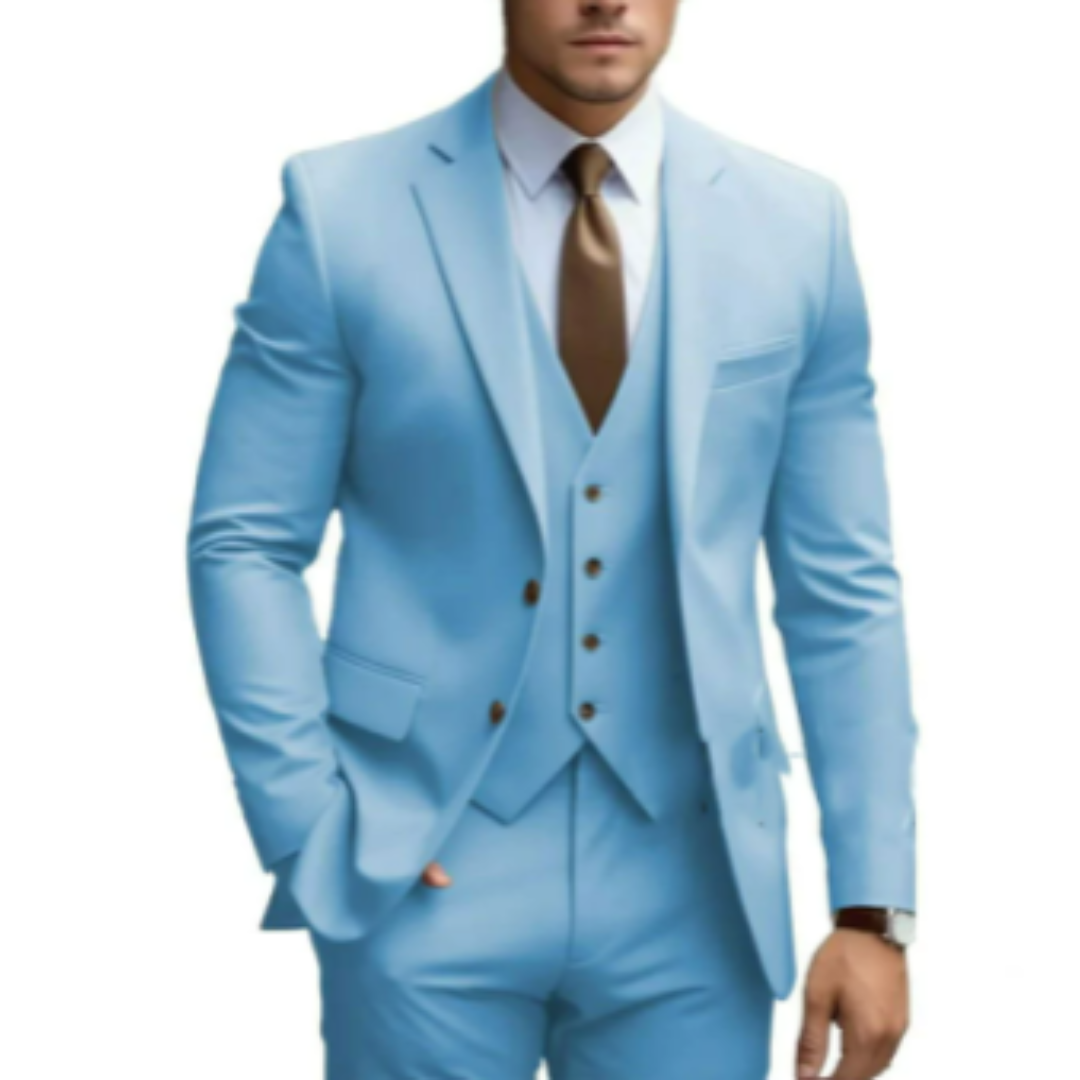 Herre Kostume 3-delt med Vest til Bryllup