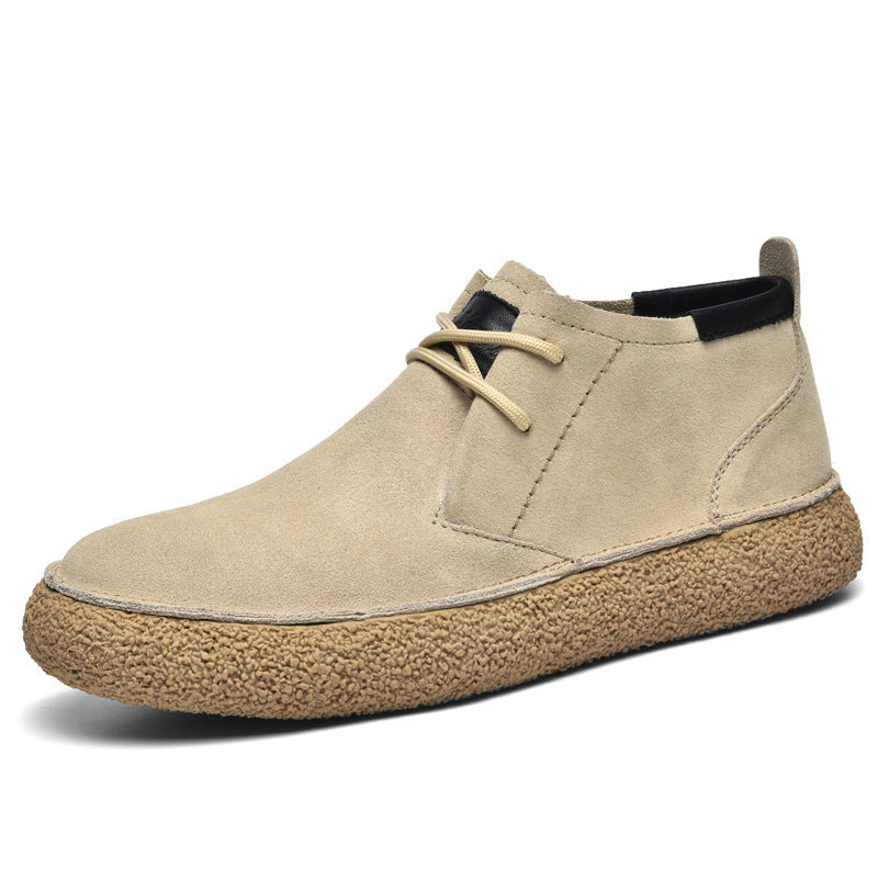Herre Loafers Mid-Top med Snørebånd og Grippet Sål til Mænd