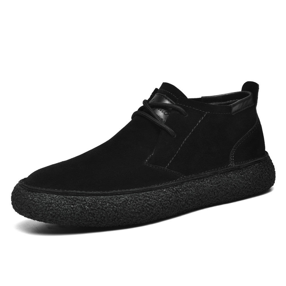 Herre Loafers Mid-Top med Snørebånd og Grippet Sål til Mænd