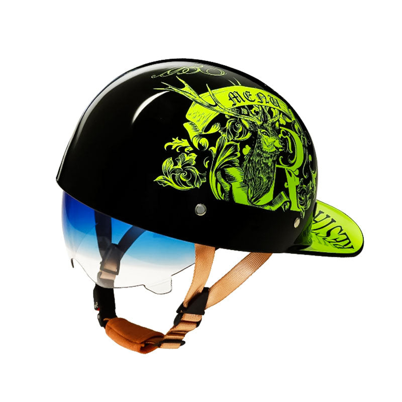 Herre Motorcykelhjelm Stilfuld