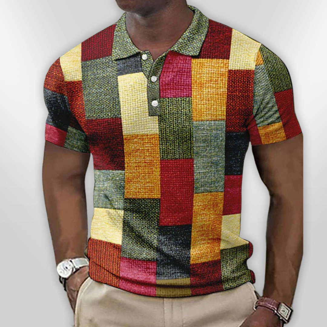 Herre Polo Shirt Klassisk Design Bomuldsblanding