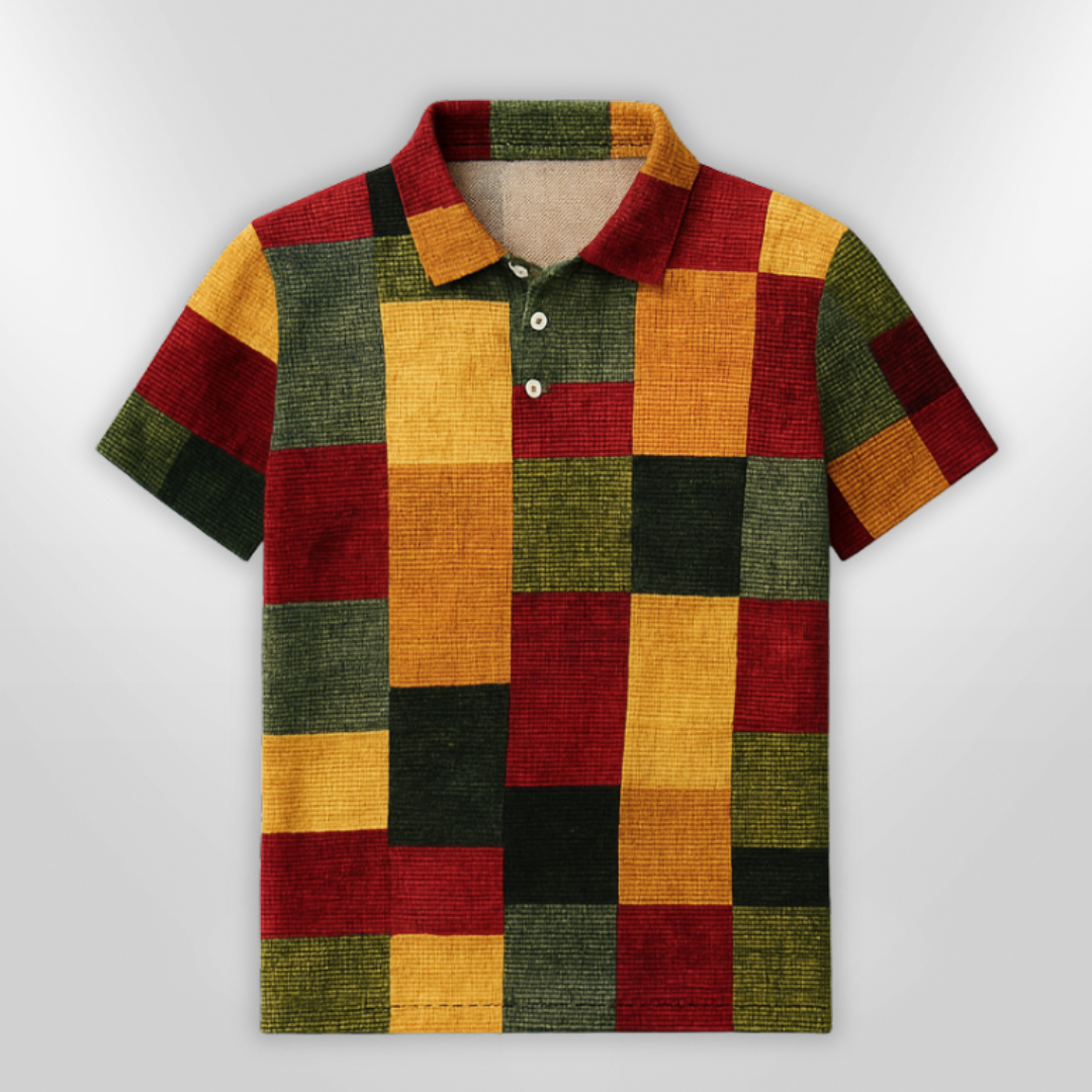 Herre Polo Shirt Klassisk Design Bomuldsblanding