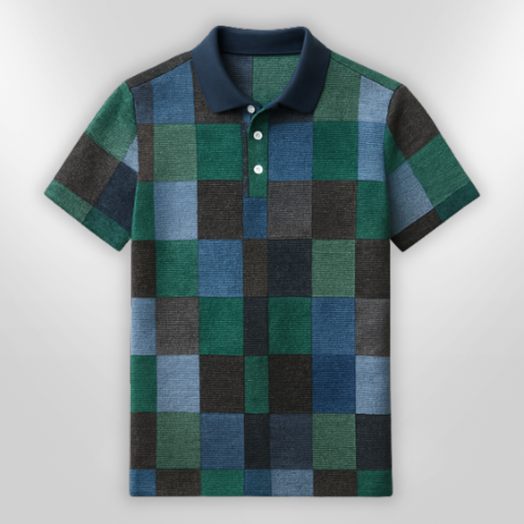 Herre Polo Shirt Klassisk Design Bomuldsblanding