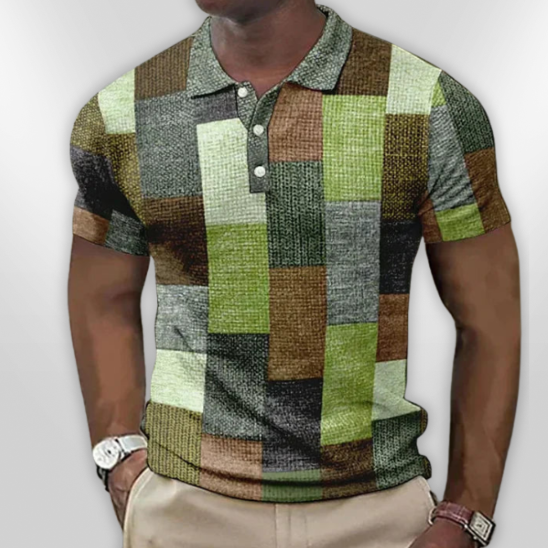 Herre Polo Shirt Klassisk Design Bomuldsblanding