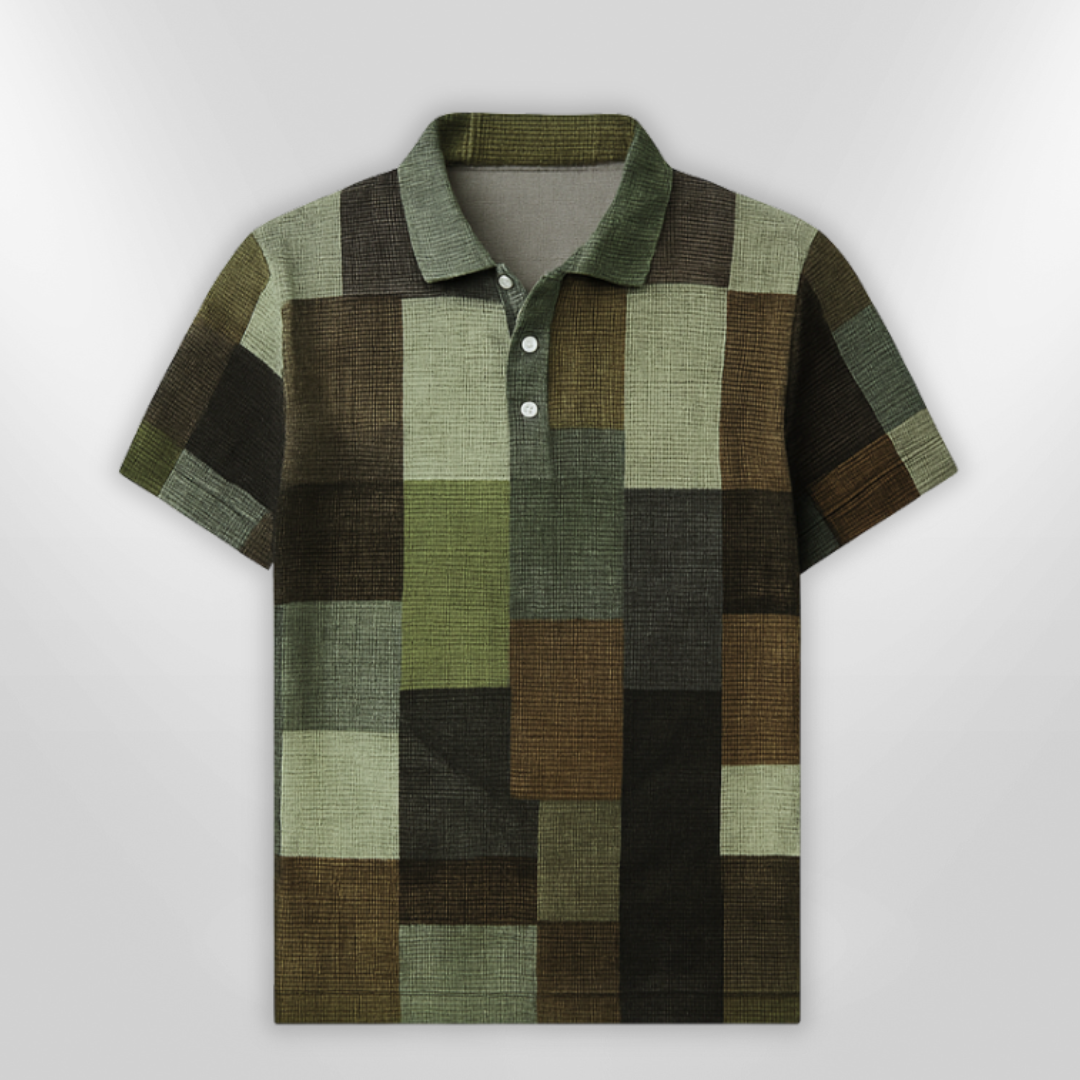Herre Polo Shirt Klassisk Design Bomuldsblanding
