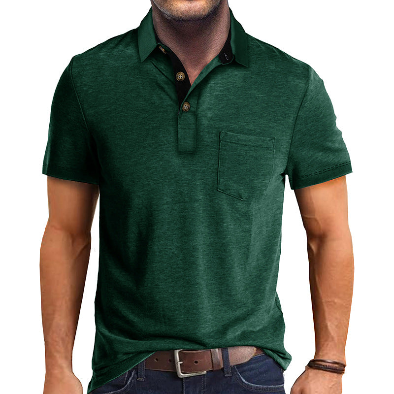 Herre Polohemd Klassisk Stil