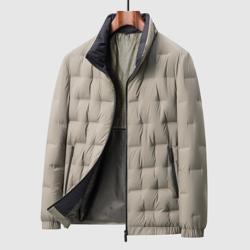 Herre Quilted Jakke Vandafvisende og Vindafvisende