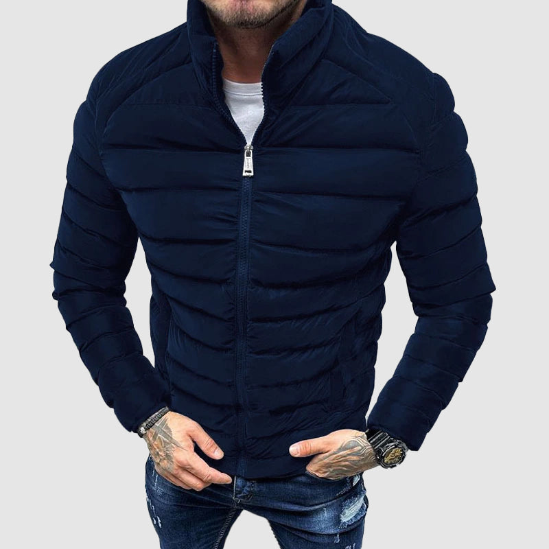 Herre Quiltet Jakke Slim Fit