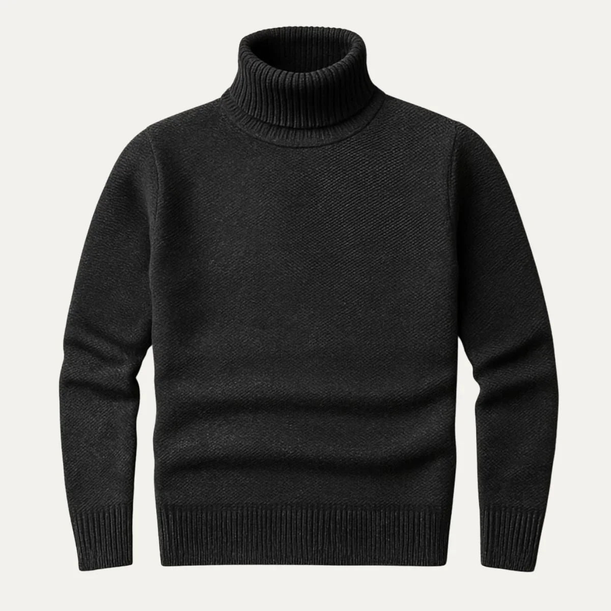 Herre Rullekrave Sweater Klassisk Stil
