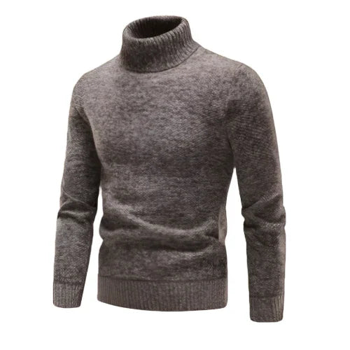 Herre Rullekrave Sweater Klassisk Stil