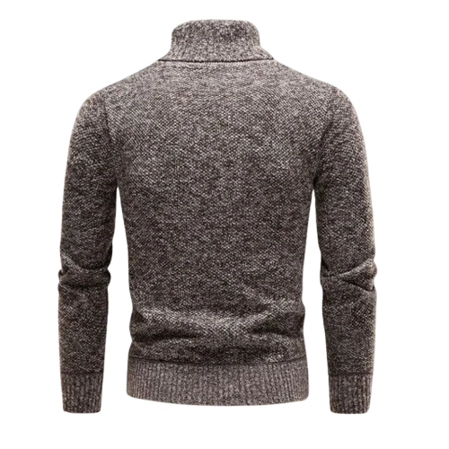 Herre Rullekrave Sweater Klassisk Stil