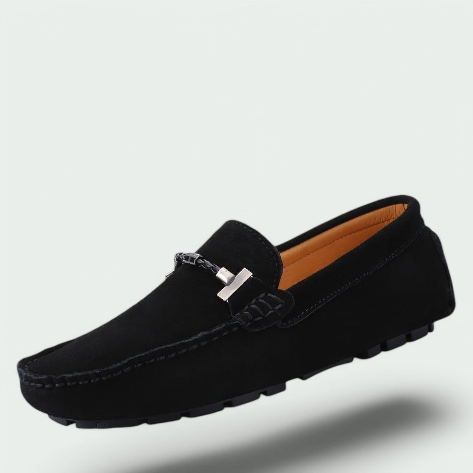 Herre Slip-On Mokkasiner Læder Suede