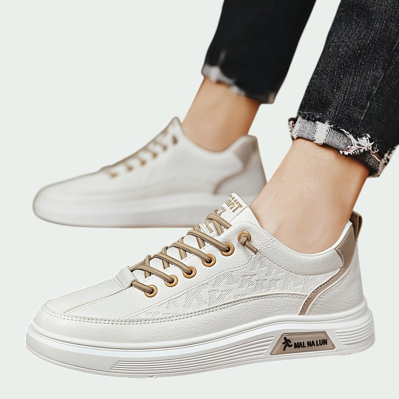 Herre Sneakers Lav Profil PU Komfortable Sport Sko