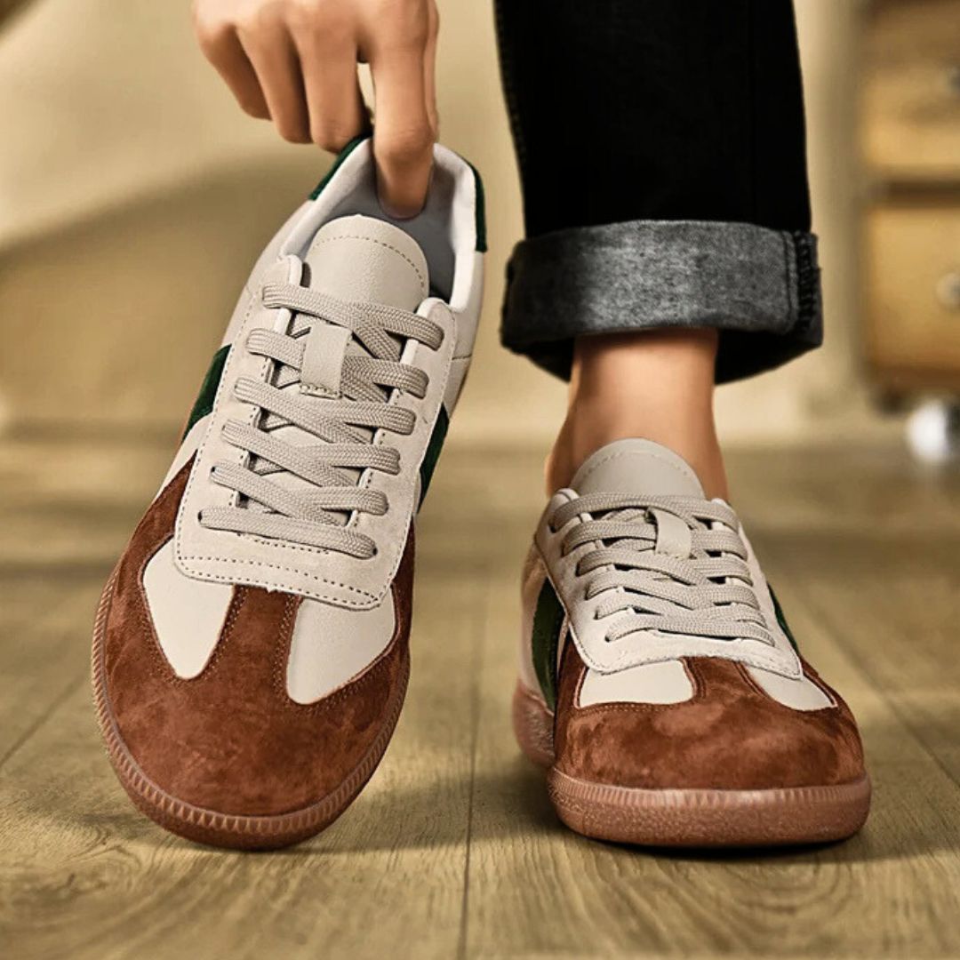 Herre Sneakers i Læder og Suede