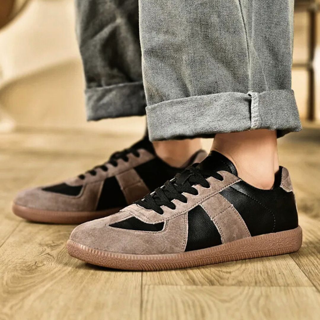 Herre Sneakers i Læder og Suede