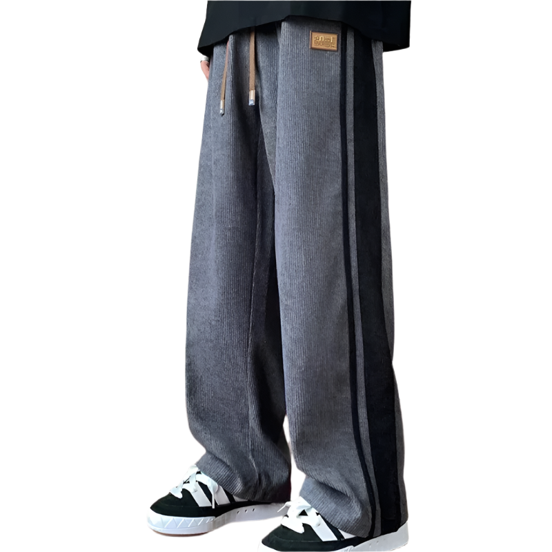 Herre Sweatpants Oversized Corduroy