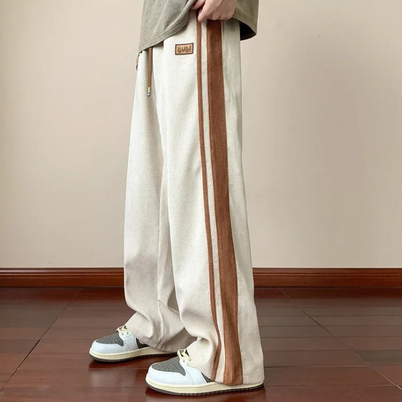 Herre Sweatpants Oversized Corduroy