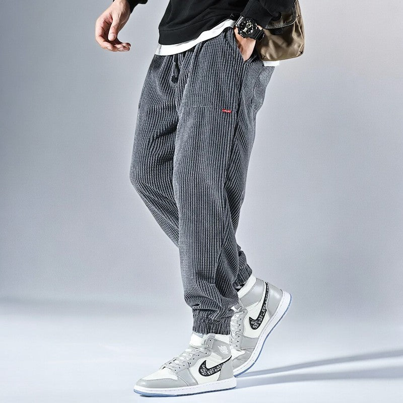 Herre Sweatpants Relaxed Fit Corduroy