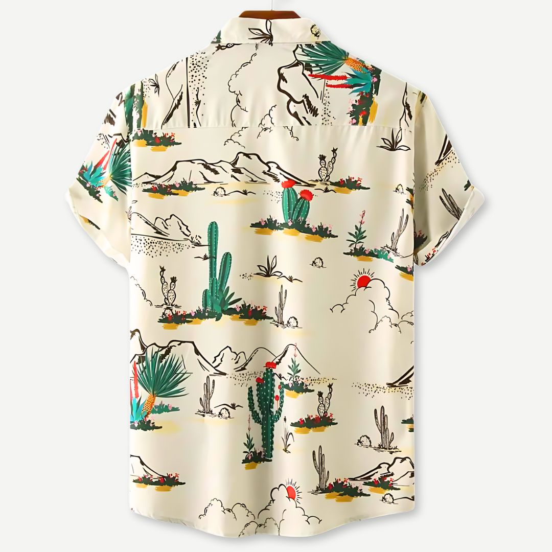 Herre T-Shirt Afslappet Kunstnerisk Print Letvægtsstof
