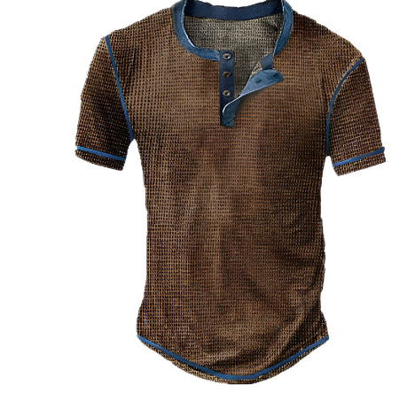 Herre T-shirt Langærmet Vintage Stil