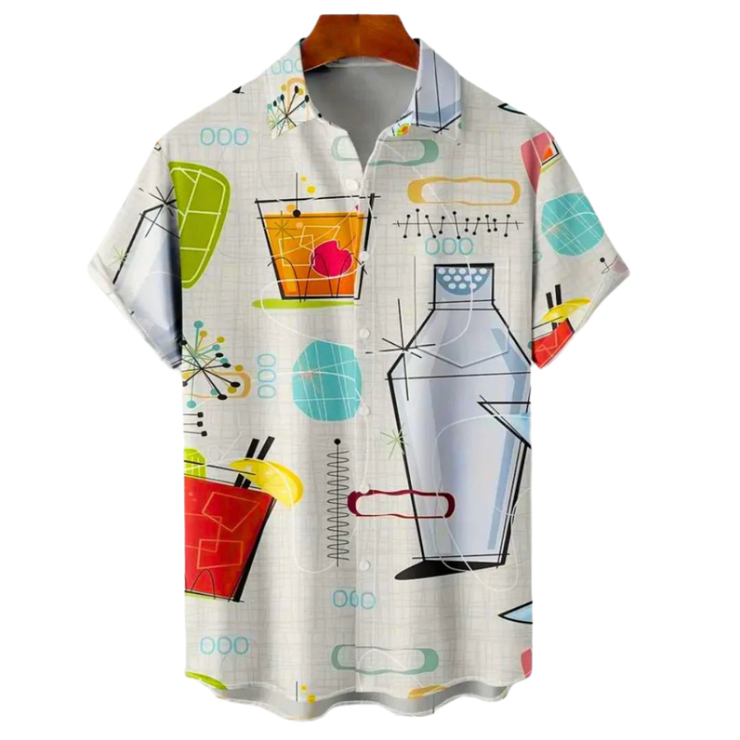 Herre T Shirt Afslappet Letvægtsstof Casual Design