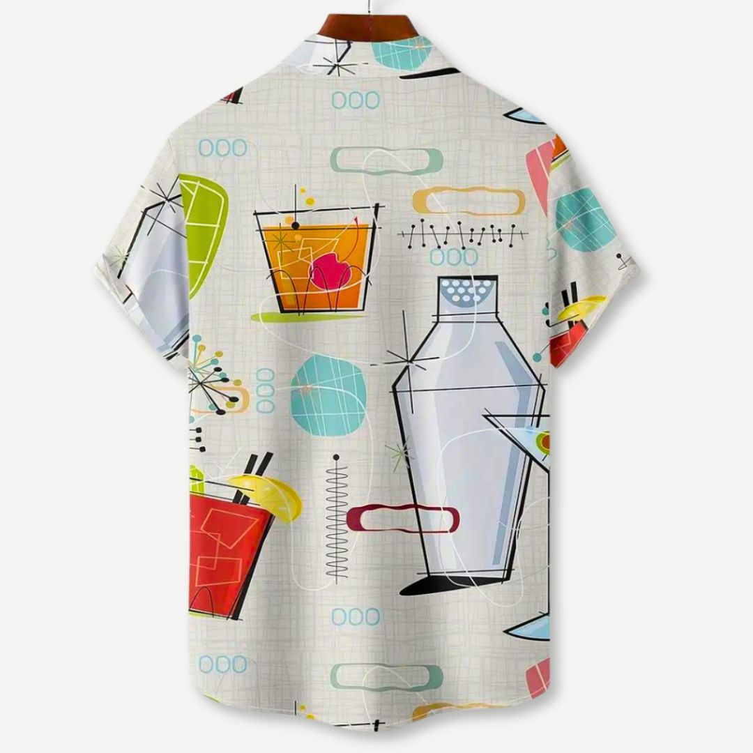 Herre T Shirt Afslappet Letvægtsstof Casual Design