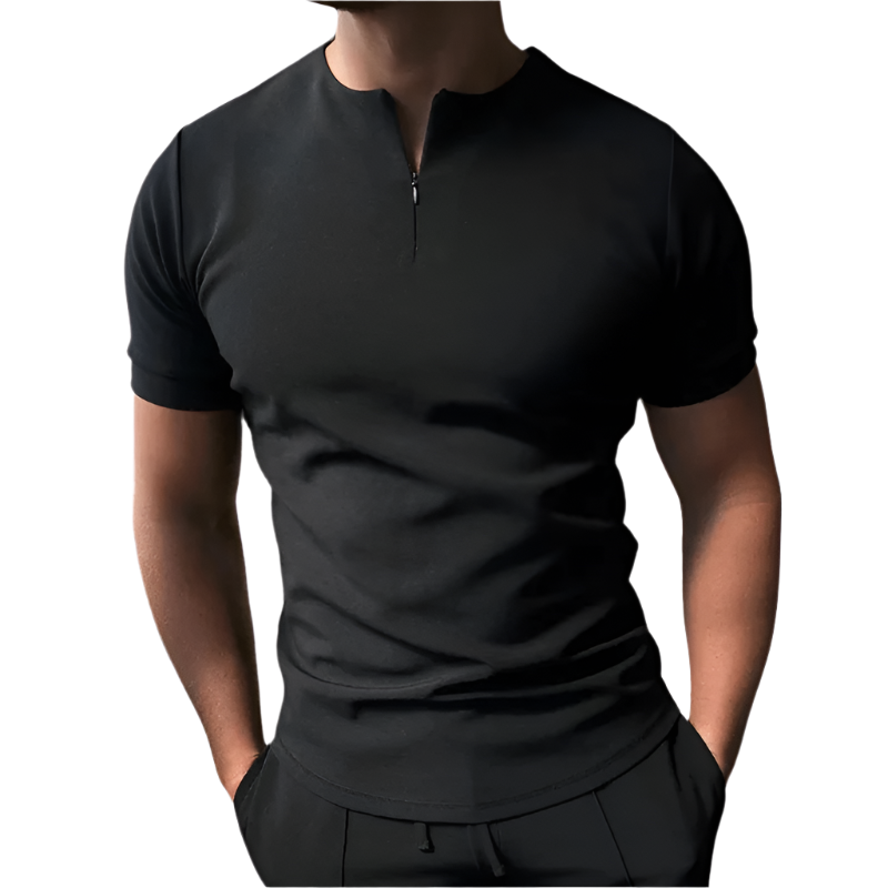 Herre T Shirt Basis Komfortabel Polyester - T Shirts Mænd til Hverdag
