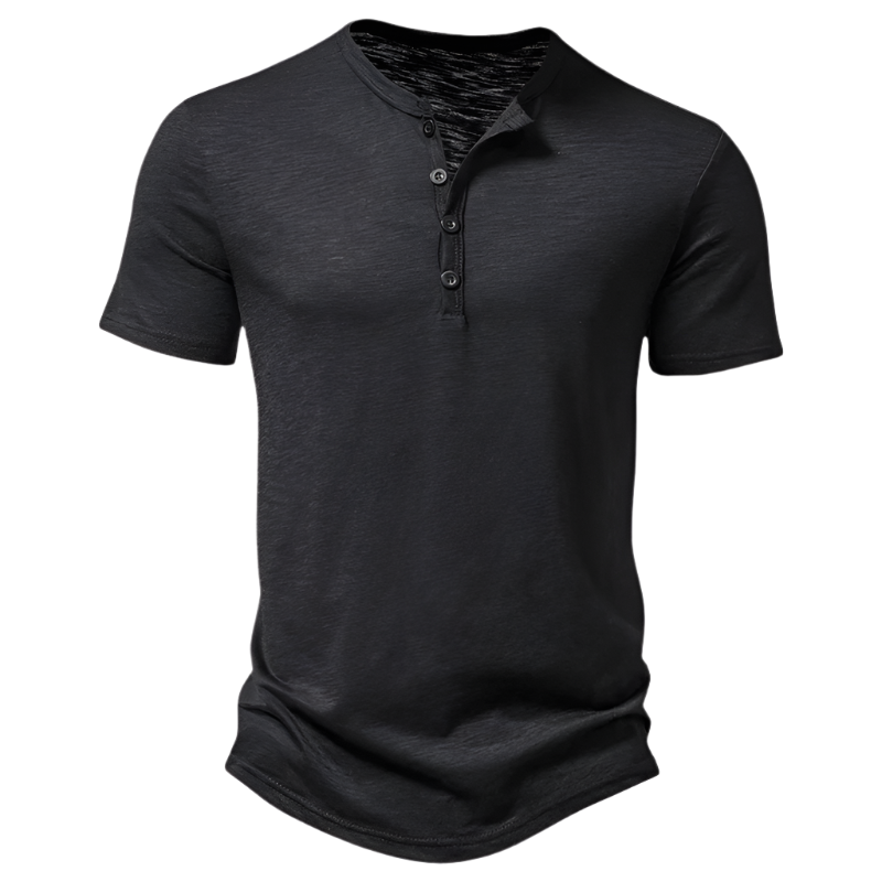 Herre T Shirt Klassisk Casual Let Bomuld