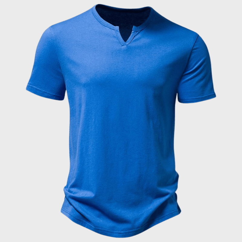Herre T Shirt Klassisk Casual Let Bomuld