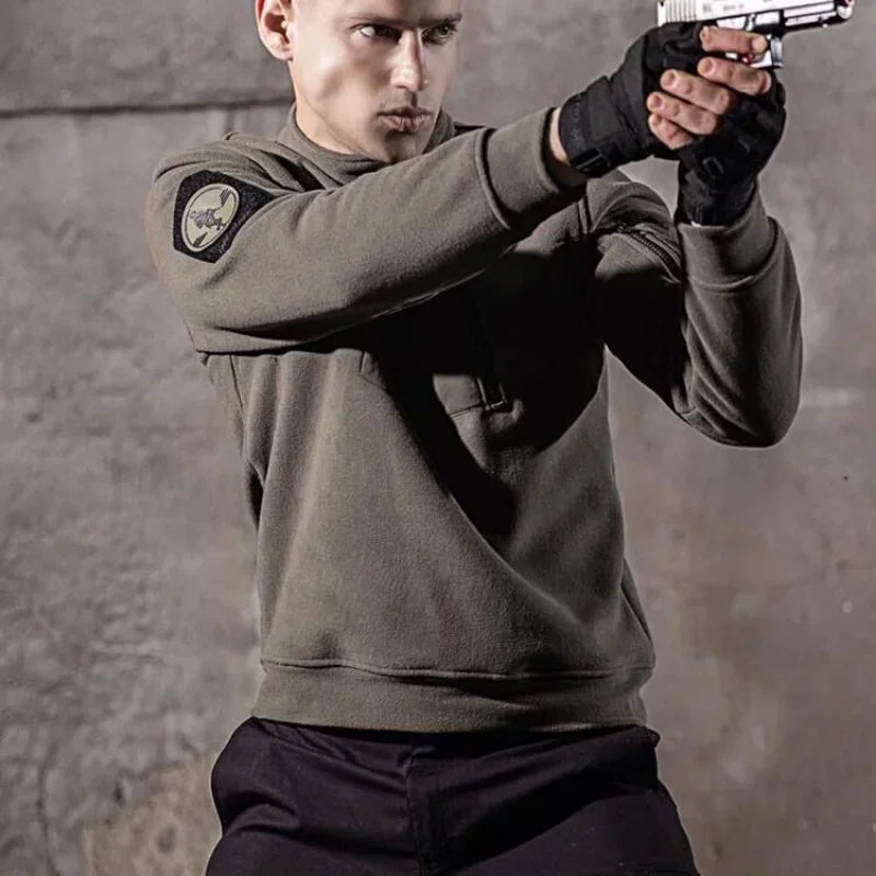 Herre Tactical Jakke Med Fleksibel Design